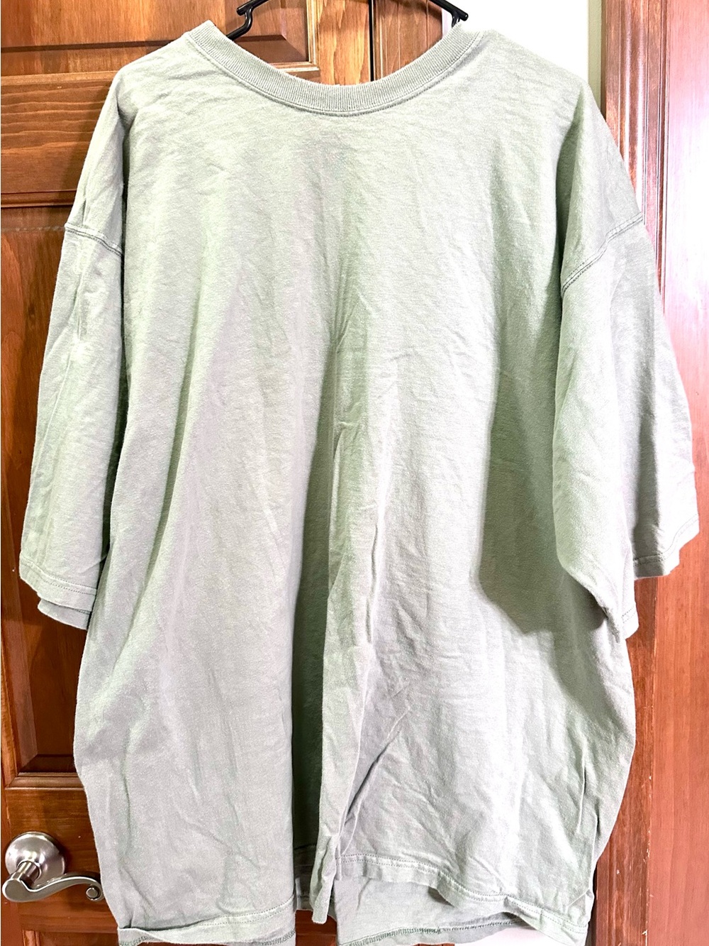 Puma Men's Light Sage Green Short-Sleeve Crewneck Tee